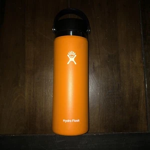 Hydro Flask 20oz Insulated Wide Mouth Bottle with Lid Clementine Orange - Picture 1 of 3