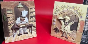 2 Rigsbee Italian Chef Wall Tiles - Picture 1 of 3
