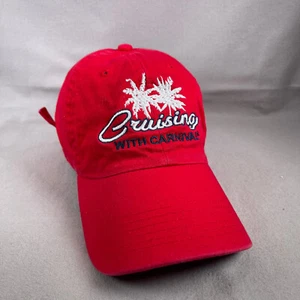 Kreuzfahrt mit Karneval Mütze Herren Einheitsgröße rot Strapback Cap bestickt Schiff Papa - Bild 1 von 10