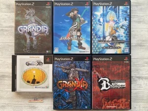 SONY PS 1 2 Grandia 1 2 3 & Extreme & Code Age Commanders The Bouncer from Japan - Picture 1 of 16