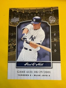 67237 2008 Upper Deck Yankee Stadium Legacy Collection #6131 Paul O'Neill - Imagen 1 de 3