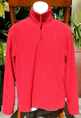 VTG STARTER Men's Red Pullover 1/2 Zip Sweater Size Medium M - Image 1 of 4
