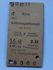 Fahrkarte Kln  / S - Hertogenbosch  1970
