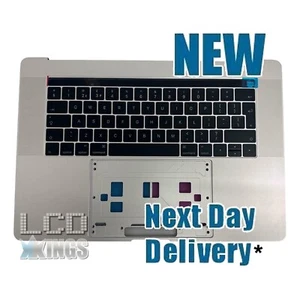 Apple Macbook A1707 UK Keyboard Top Case Assembly Palm Rest Touch Bar Grey - Picture 1 of 2