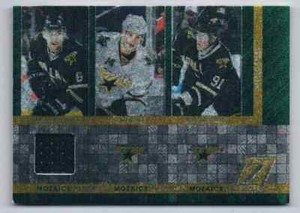 2010-11 ZENITH MOZAICS TREVOR DALEY JAMIE BENN BRAD RICHARDS JERSEY 1 COLOR CS