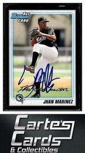 Jhan Marinez 2010 Bowman #BP31  Florida Marlins TTM/IP Signed Autographed