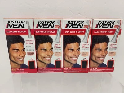 4--Tinte de cabello para hombre color fácil peinado solo para hombre, negro azabache, A-60 Foto 1 de 2