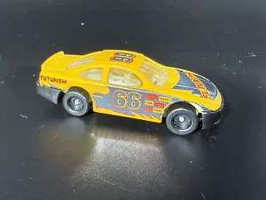Vintage Diecast Yellow Futurism NASCAR Stock Car Rare Original #66 8106 - Bild 1 von 5