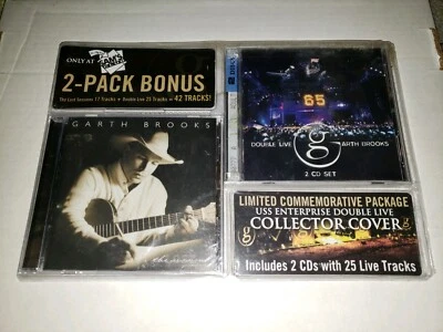 GARTH BROOKS CD USS Enterprise Double Live Sam's Club 42 Track Rare VHTF Sealed - Image 1 of 2