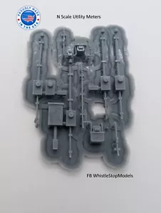 N Scale Utility Meter set - Picture 1 of 5