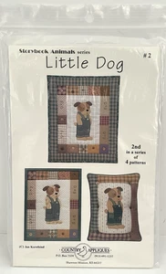 Libro de cuentos animal serie # 2 patrón de apliques de campo de perro pequeño - Imagen 1 de 3