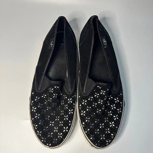 Scarpe da scivolo Ocean Pacific OP bianche e nere taglia 11 - Foto 1 di 9