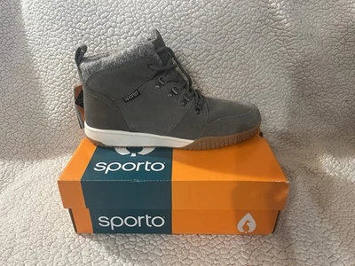Bota Deportiva Sporto Abby Gris Gamuza Talla 11 Nueva en Caja Foto 1 de 4