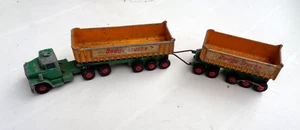 Vintage Matchbox King Size K-16 Dodge Tractor With Twin Fruehauf Tippers - Picture 1 of 24