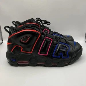 Nike Men’s Size 10.5 Air More Uptempo’96 Electric Black Racer Blue FD0729-001 - Picture 1 of 7