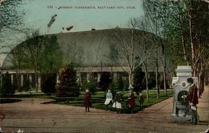 Salt Lake City,UT Mormon Tabernacle,1909 Utah Postcard - Picture 1 of 2