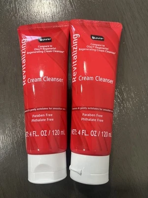 b pure 2 Pack  Revitalizing  Cream Cleanser Paraben & Phthalate Free Ships Free - Image 1 of 2