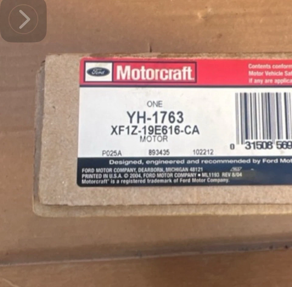 Motorcraft HVAC 混合门执行器 YH-1763 适合精选:1996 - 2004 福特 TAURUS,  — 第 1/1 张图片
