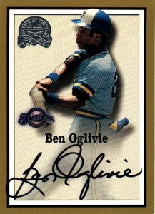 2000 Fleer Greats of the Game Ben Oglivie #NNO Brewers COA - Bild 1 von 2