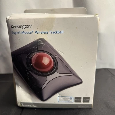 Kensington Expert Mouse Wireless Trackball Four Button  72359 - New Open Box  - Image 1 of 3