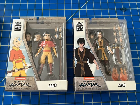 AVATAR THE LAST AIRBENDER Aang and Zuko BST AXN 5" Action Figues NEW Cover