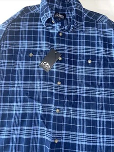 Pacific Outfitters Mens Medium Shirt Long Sleeve Button Flannel Country Western - Picture 1 of 5