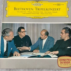 BEETHOVEN: Tripelkonzert - Fricsay (DGG 136 236 SLPEM Stereo / NM) - Imagen 1 de 3