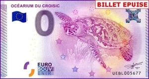 UEBL / OCEARIUM DU CROISIC / BILLET 0 € / NULL EURO-SCHEIN / 0 € 2015-1 - Picture 1 of 1