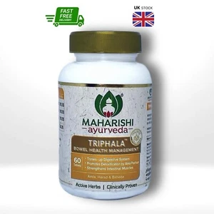 Triphala Maharishi Ayurveda 60 Tabs - Digestive Support, Detox, Natural Cleanser - Picture 1 of 3