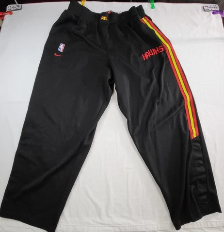 Vintage Nike Team Pants Mens Size XXL Atlanta Hawks Embroidered Athletic Warm Up Cover