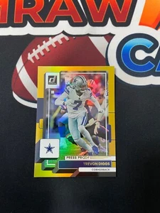 TREVON DIGGS Cowboys 2022 Panini Donruss GOLD HOLO PRESS PROOF PREMIUM Card #158 - Picture 1 of 2