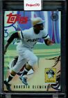 2021 Topps Project 70 Card #570 Roberto Clemente by Toy Tokyo Rainbow Foil /70