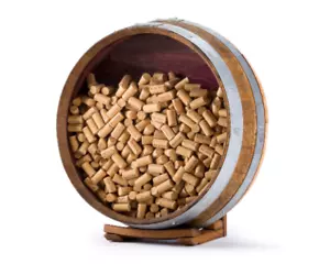 Wine Barrel Cork Holder Round Wall/ Handmade, Napa Valley - Picture 1 of 7