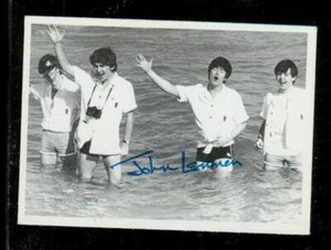 1964 Topps Beatles 3rd Series Trading Card #151 John Lennon Black & White