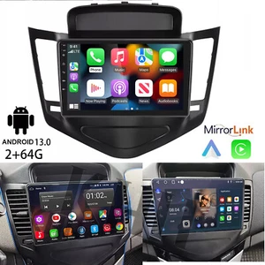 For Chevrolet Cruze 2009-2014 Android 13 Car Stereo Radio 64G GPS Apple Carplay - Picture 1 of 19