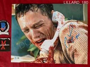 MATTHEW LILLARD FOTO AUTOGRAFATA 11x14! URLA! BECKETT! STU MACHER! HORROR! - Foto 1 di 7