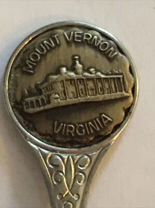 Vintage Souvenir Spoon US Collectible. Mount Vernon Virginia - Picture 1 of 3