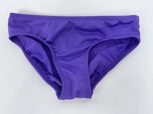 Fondos de bikini Lands' End talla 4 púrpura liso Fiesta para niñas - Imagen 1 de 4