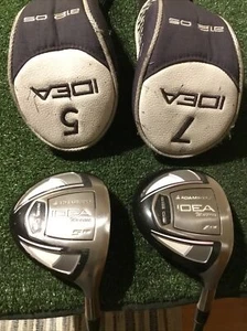 Adams Women’s Idea a12 OS 5-7 Woods Set Ladies Graphite 45g Shafts - Picture 1 of 11