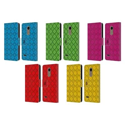 HEAD CASE DESIGNS SNOWFLAKY CHRISTMAS LEATHER BOOK WALLET CASE FOR LG PHONES 1 - Image 1 of 4