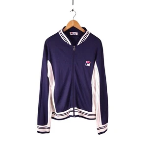 Vintage Mens Fila Wool Blend Setanta Track Jacket Large - Picture 1 of 6