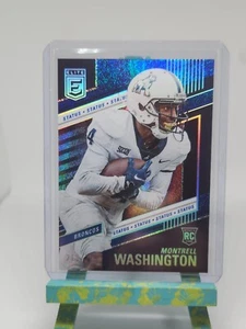 2022 Donruss Elite football Montrell Washington/275 Blue Status Denver Broncos - Picture 1 of 2