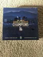 2020 Topps BEN BALLER Dodgers World Series Champion AUTO New Set TOMMY LASORDA