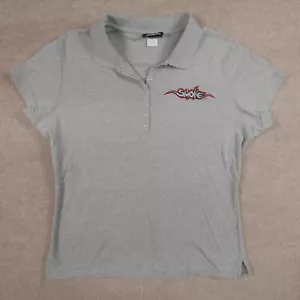 Smoke 20 Polo Damen XL Vintage bestickt Surf Skate Y2K - Bild 1 von 16