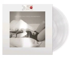 TAYLOR SWIFT THE TORTURED POETS DEPARTMENT PHANTOM CLEAR VINYL - Picture 1 of 5