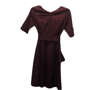 NWT Mikarose Women Plum Casual Dress With Belt - Picture 1 of 5
