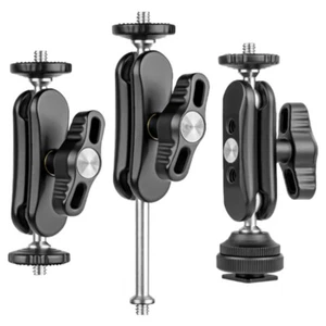 Reliable Aluminum Support Bracket for DSLR and Video Cameras with Universal Fit - Afbeelding 1 van 11