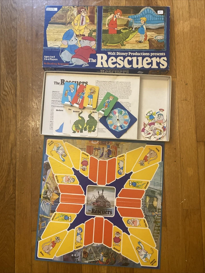 Walt Disney The Rescuers Board Game Parker Brothers 1977 - Image 1 of 1