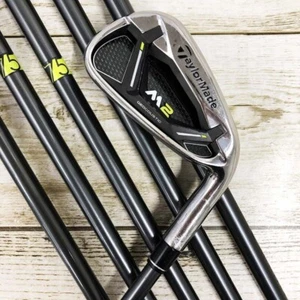 TaylorMade M2 IronSet 5-9+Pw 6pc RH REAX 75 graphite shaft Flex Stiff Used - Picture 1 of 8
