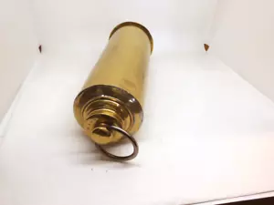 Wärmflasche Messing Bettflasche Fußwärmer antik poliert Sammeln Einzelstück - Bild 1 von 3